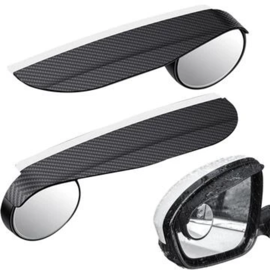 Car Blind Spot Mirror Set with Rain Shield (2 PCS)