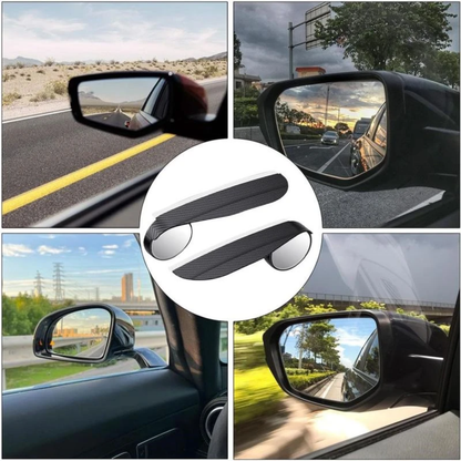 Car Blind Spot Mirror Set with Rain Shield (2 PCS)