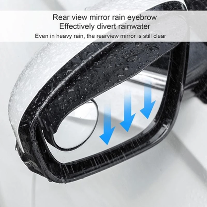Car Blind Spot Mirror Set with Rain Shield (2 PCS)