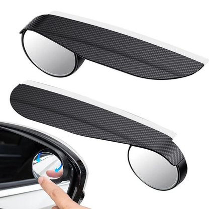 Car Blind Spot Mirror Set with Rain Shield (2 PCS)