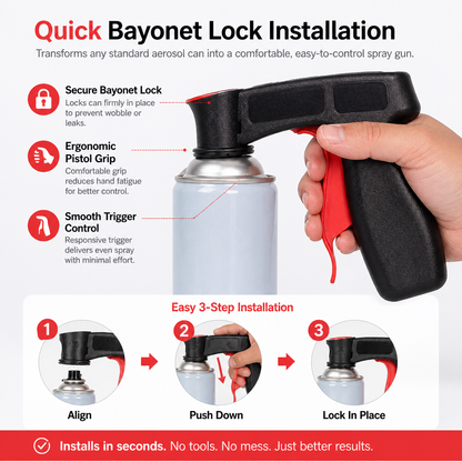 Spray Paint Gun Handle Set