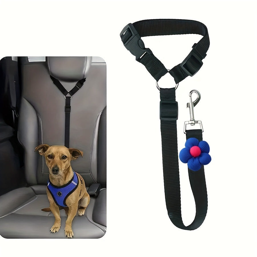 Pet Harnessed Seat Belt for Vehicle Use