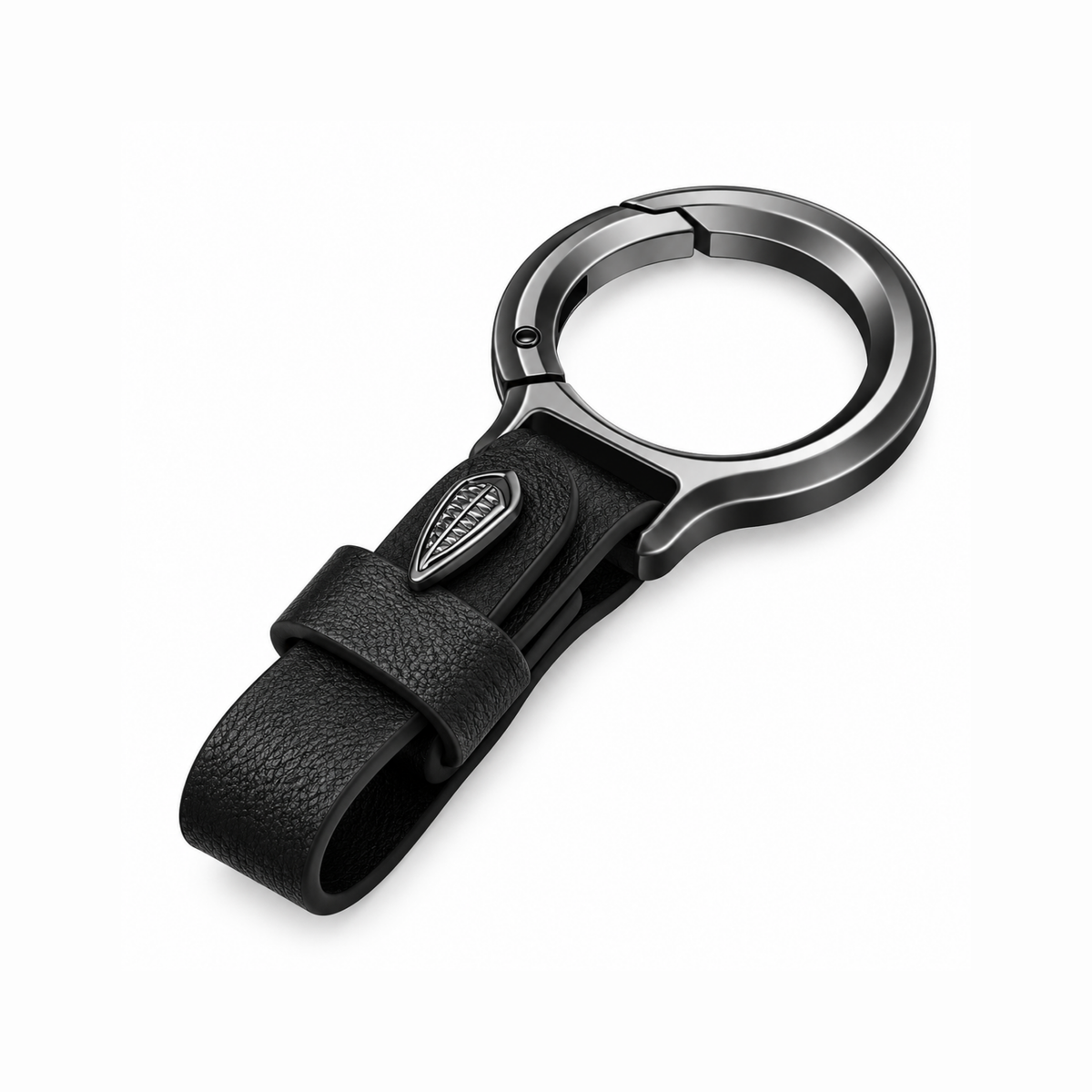Upgraded Stylish & Anti-Lost Zinc Alloy Keychain with Leather Strap