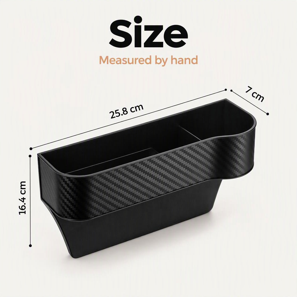 Car Seat Gap Storage Box size and details