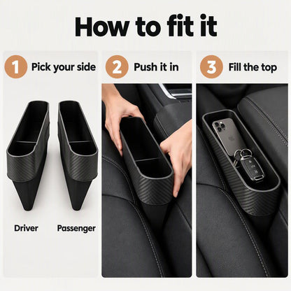 How to use the Car Seat Gap Storage Box
